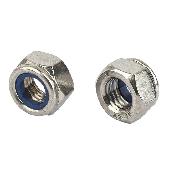 DIN982 hexagon tykke nødder med ikke-metallisk indsats